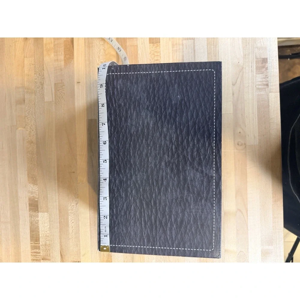 Pioneer Photo Albums Navy Blue Faux Leather Storage Box with Index Cards